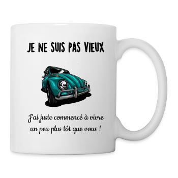 Je ne suis pas vieux - Mug blanc - blanc - Droite
