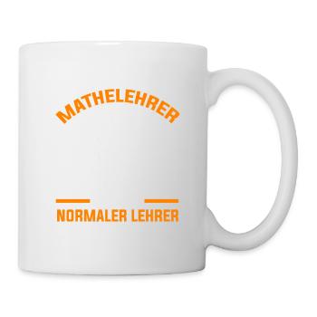 Mathelehrer Mathematik Lehrer Algebra - Tasse - Weiß - Rechts