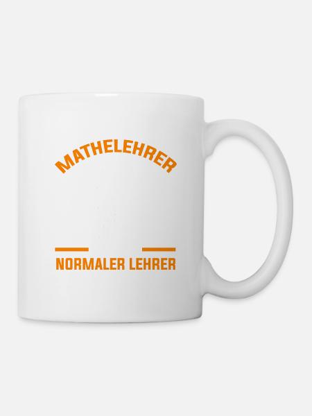 Mathelehrer Mathematik Lehrer Algebra - Tasse - Weiß