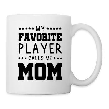 Field hockey mama - Mug - white - Right