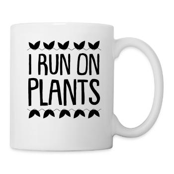 Gemüse pflanzen - Tasse - Weiß - Rechts