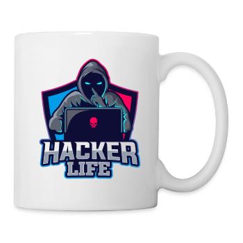 Hacker Life - Mug - white - Right
