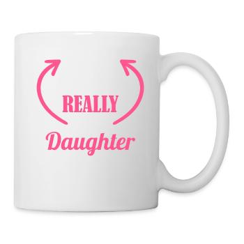 Really cool daughter - Mug - white - Right