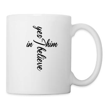 Funny Christian saying about Jesus and God! - Mug - white - Right