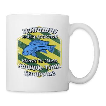 Mbuna Cichlids Malawi Cichlid Contagious Tank - Mug - white - Right