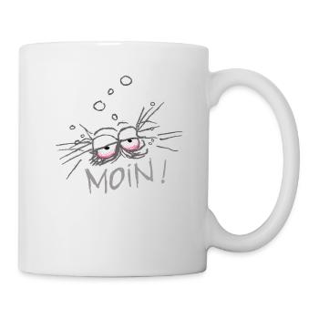 MOIN! - Tasse - Weiß - Rechts