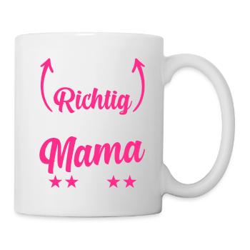 So Sieht eine Richtig Coole Mama Aus - Tasse - Weiß - Rechts
