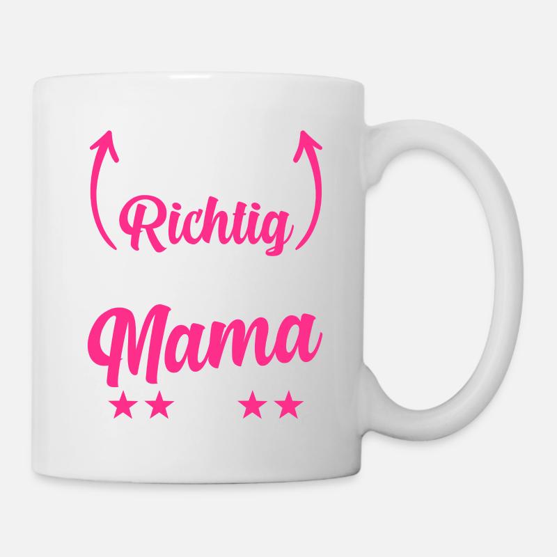 So Sieht eine Richtig Coole Mama Aus - Tasse - Weiß
