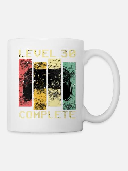 Niveau 30 complete, Cadeau Anniversaire 30 ans - Mug blanc - blanc