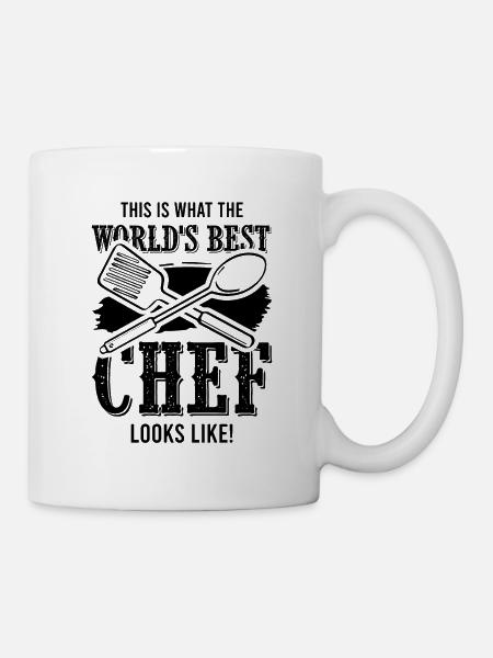 Chef cuisinier cuisine drôle - Mug blanc - blanc