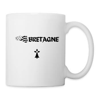 Bretagne - Mug blanc - blanc - Droite