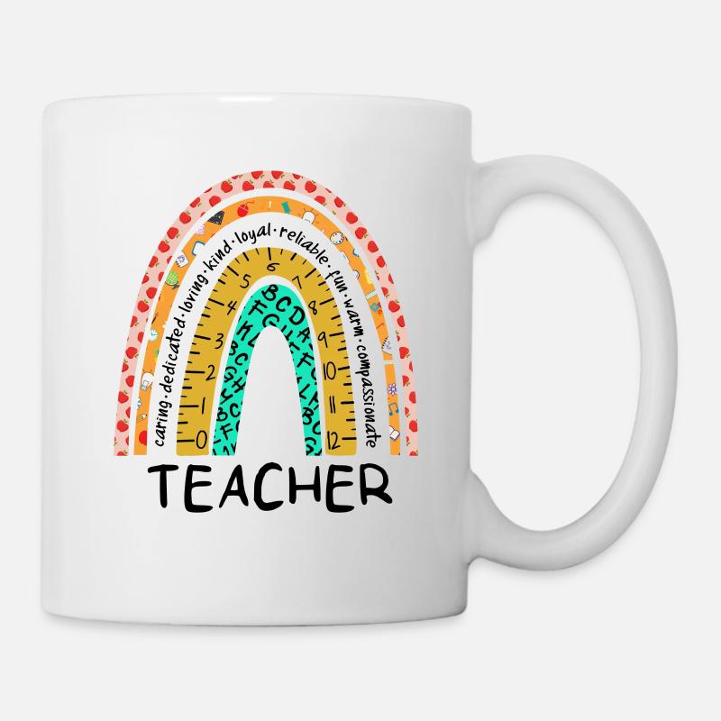 Teacher Rainbow - Mug blanc - blanc