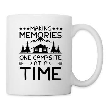 camping camp - Tasse - Weiß - Rechts
