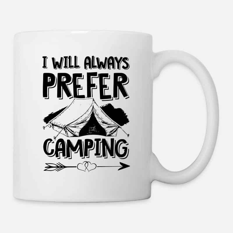 camping camping - Mug blanc - blanc