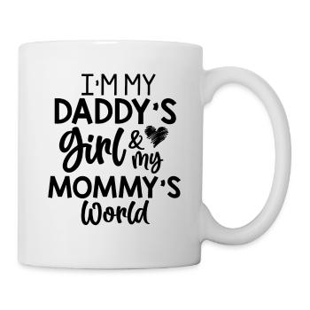 Daddy's Girl and Mommy's World Onesie Baby Girl - Mug - white - Right