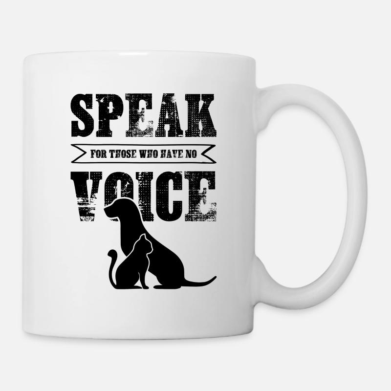 dog cat animal welfare - Mug - white