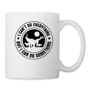 Protection des animaux - Mug blanc - blanc - Droite