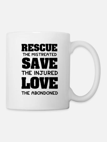 animal welfare claim - Mug - white