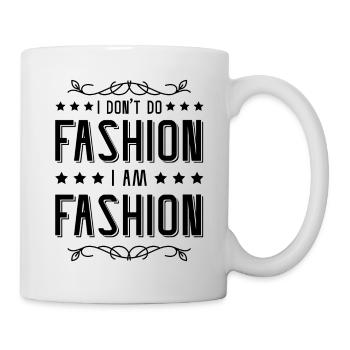Fashion slogan clothes - Mug - white - Right