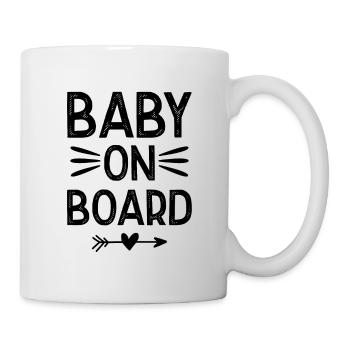 Baby on Board - Tasse - Weiß - Rechts