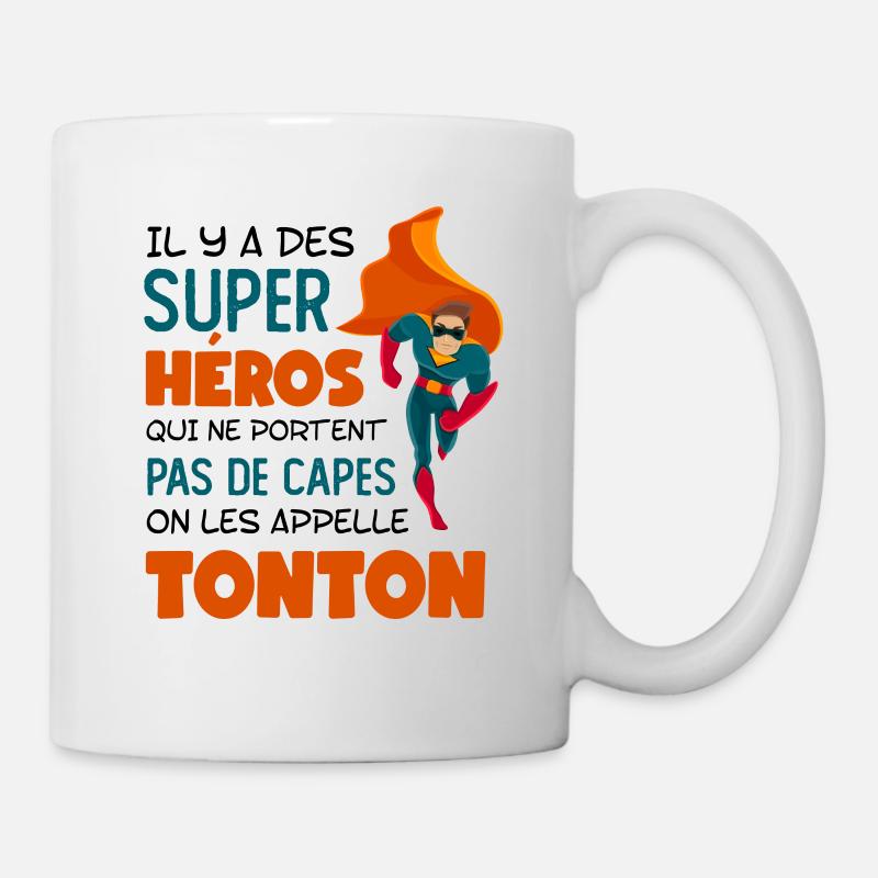 Il Y A Des Super Héros Qui Ne Portent Pas De Capes - Mug blanc - blanc