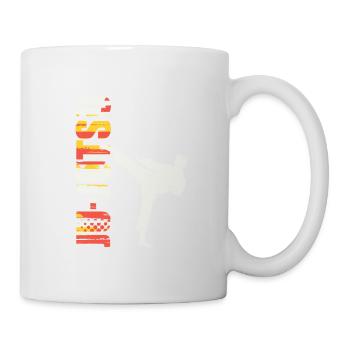 Ju-jutsu, sport de combat asiatique - Mug blanc - blanc - Droite