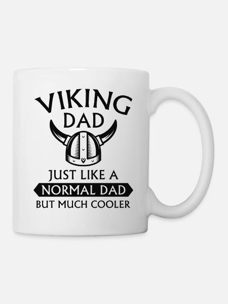 Papa viking - Mug blanc - blanc