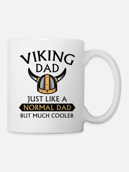 Papa viking - Mug blanc - blanc