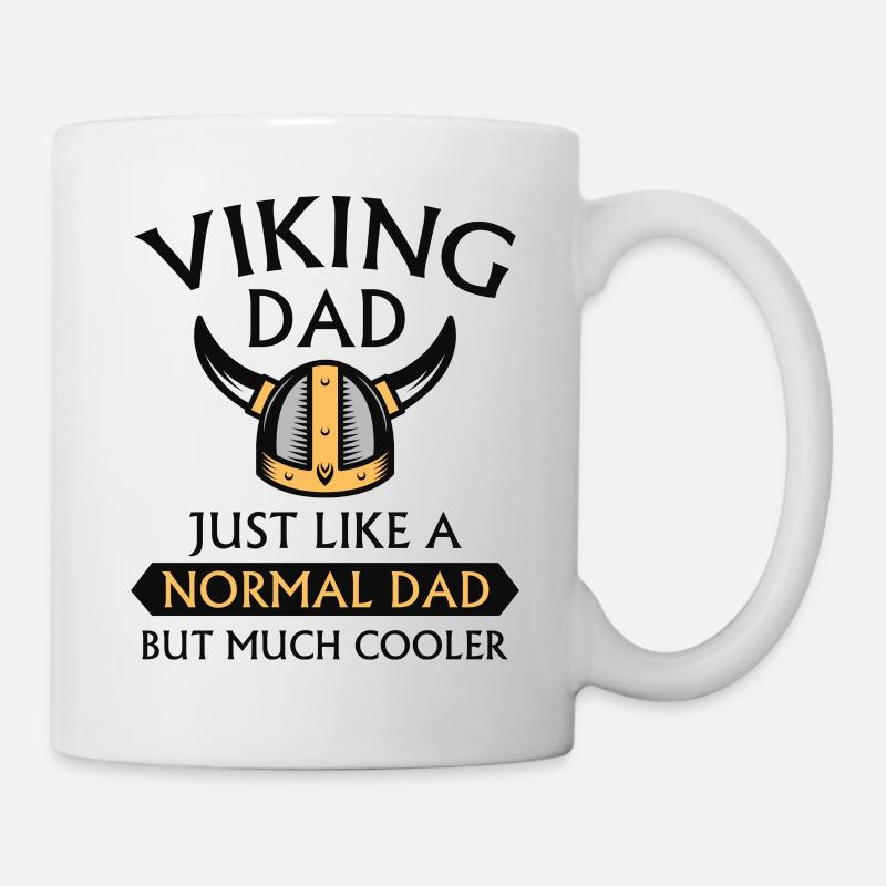 Papa viking - Mug blanc - blanc