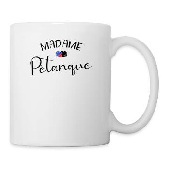 Madame Pétanque - Mug blanc - blanc - Droite