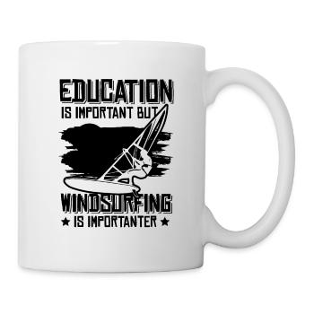 windsurfer windsurfing - Mug - white - Right