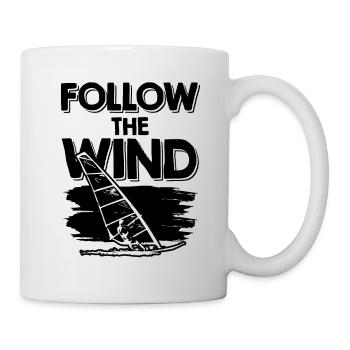 Windsurfing windsurfer - Mug - white - Right