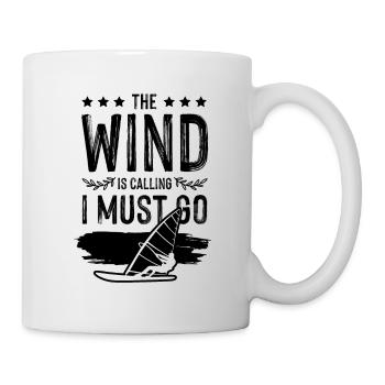 Windsurfing spruch - Tasse - Weiß - Rechts