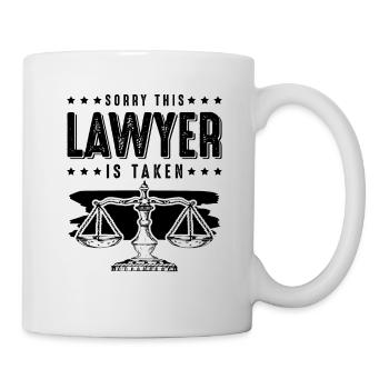 lawyer avocat - Mug blanc - blanc - Droite