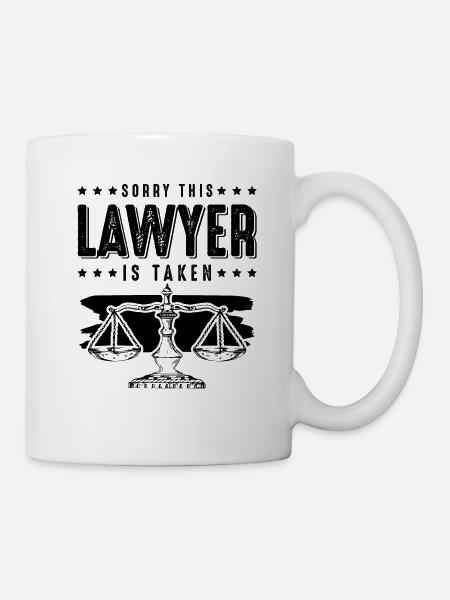 lawyer avocat - Mug blanc - blanc