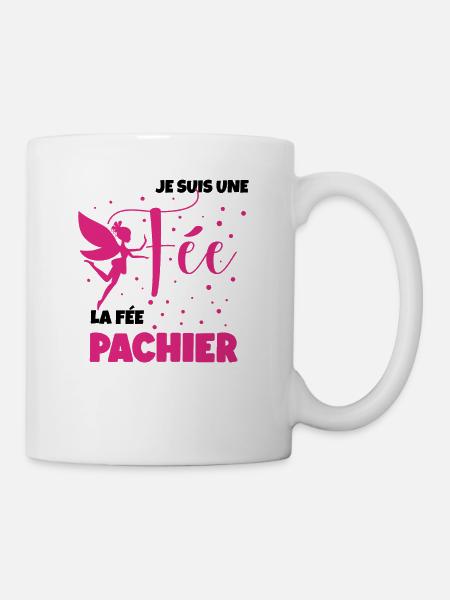 Je suis Une fée, la fée Pas Chier - Mug blanc - blanc