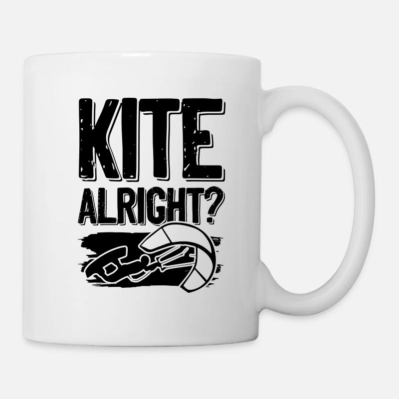 kiteboarding kitesurfing - Tasse - Weiß