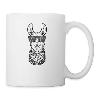 Funny llama saying about animals from South America! - Mug - white - Right