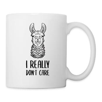 Funny llama saying about animals from South America! - Mug - white - Right