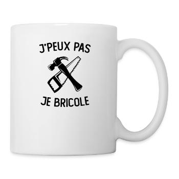 J'peux Pas Je Bricole Artisan Bricoleur - Mug blanc - blanc - Droite