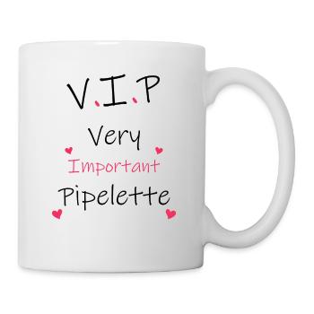 VIP Very Important Pipelette - Mug blanc - blanc - Droite