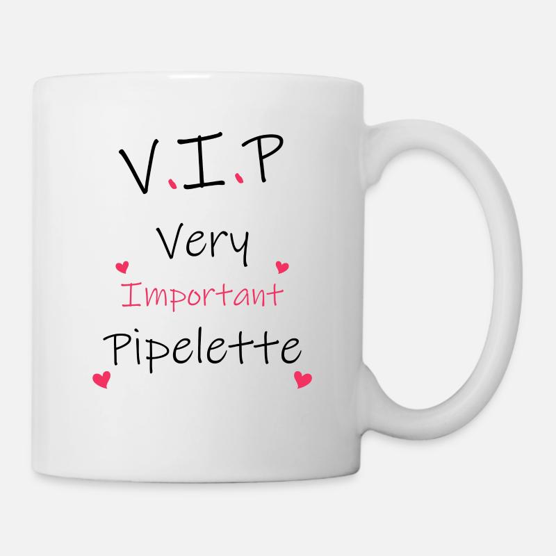 VIP Very Important Pipelette - Mug blanc - blanc