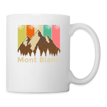 mont blanc - Mug blanc - blanc - Droite