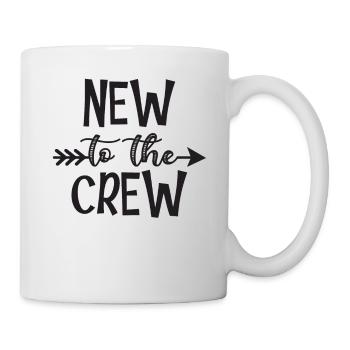 New To The Crew Onesie Baby Bodysuit - Mug - white - Right