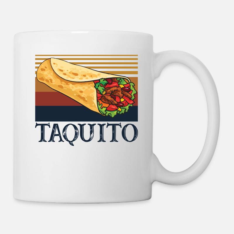 Taquito assorti papa et bébé - Mug blanc - blanc