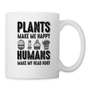 Gardening plants funny saying - Mug - white - Right