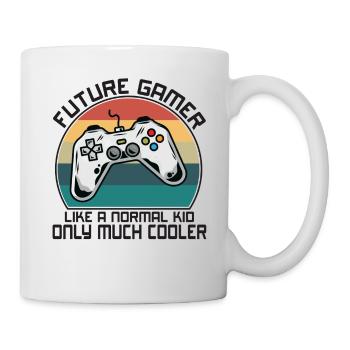 Future Gamer Like A Normal Dad Only Much Cooler - Mug - white - Right