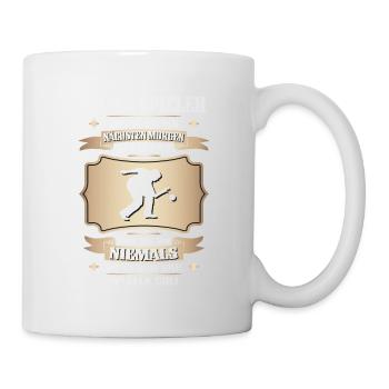 Lustiger Boccia Spieler, Boule Sport und Petanque - Tasse - Weiß - Rechts