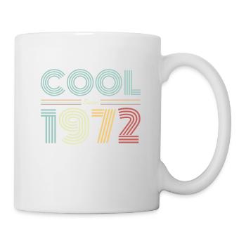 1972 cadeau d'anniversaire construit dans l'année de naissance 72 - Mug blanc - blanc - Droite