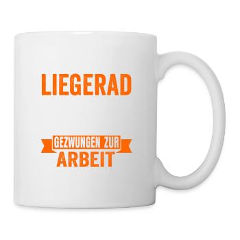 Radsport Rad Liegerad Radfahrer Fahrrad - Tasse - Weiß - Rechts